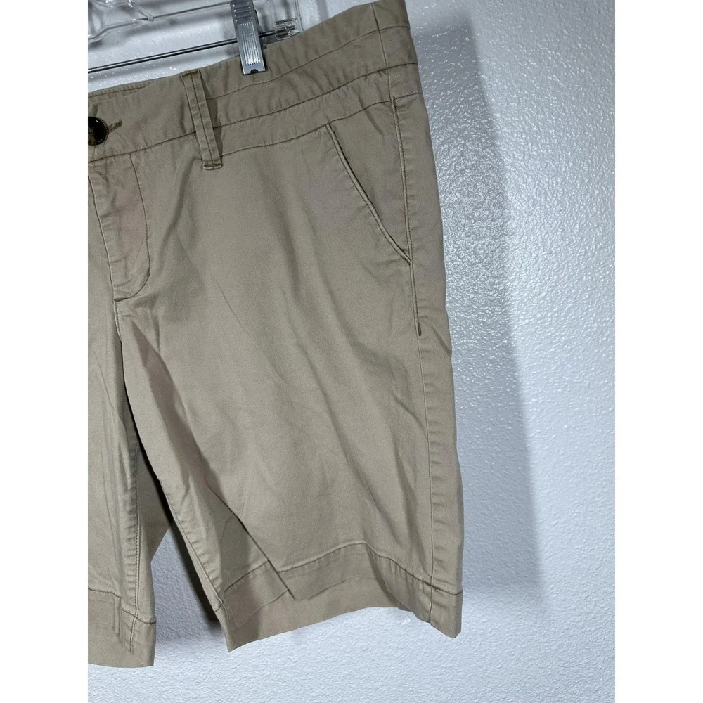 American Eagle Shorts‎ Womens 18 Khaki Beige Casual Chino Stretch Summer Pockets
